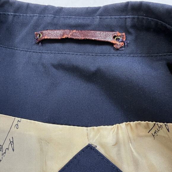 Etienne Aigner Blazer Jacket Women's Sz 10 Navy Blue Double Breasted Old Money - Picture 11 of 12